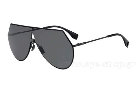 fendi ff 0193/s 807ir|Fendi FF 0193/s 807/ir Black Aviator Shield Authentic Sunglasses .